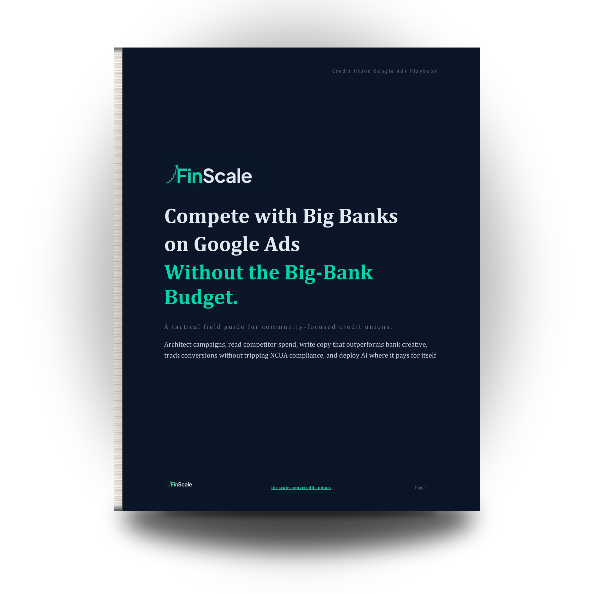 Credit Union Google Ads Playbook cover